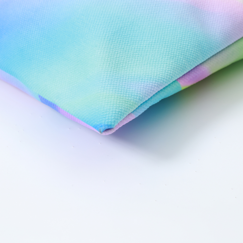 渐变粉蓝无底侧开口帆布包-07