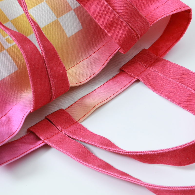 粉黄渐变双提手托特包-04