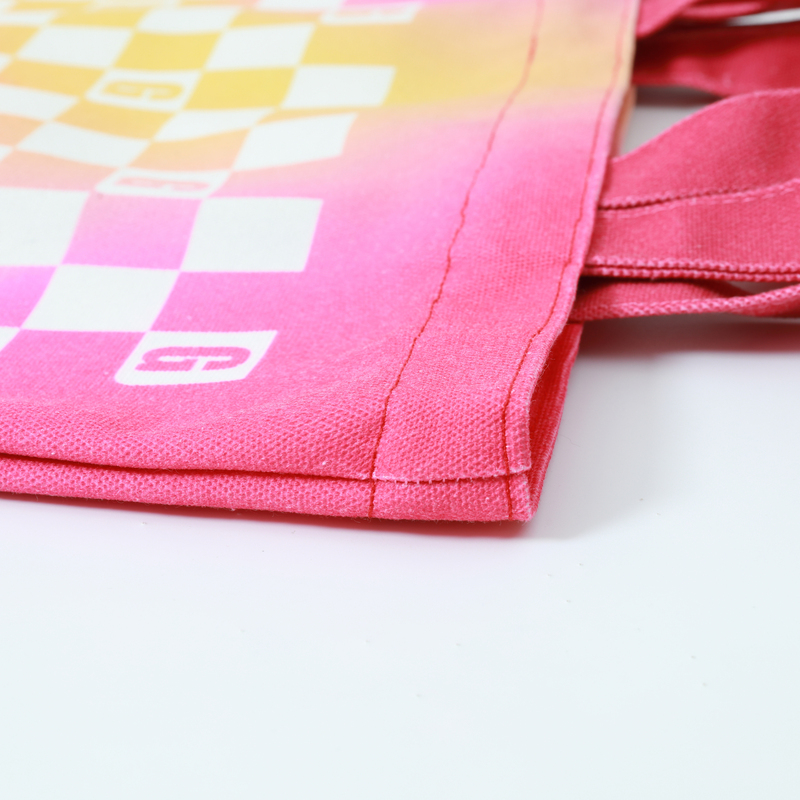 粉黄渐变双提手托特包-01