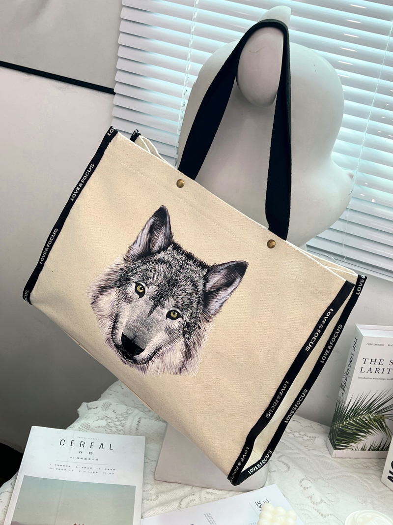 狼头横款帆布包-03