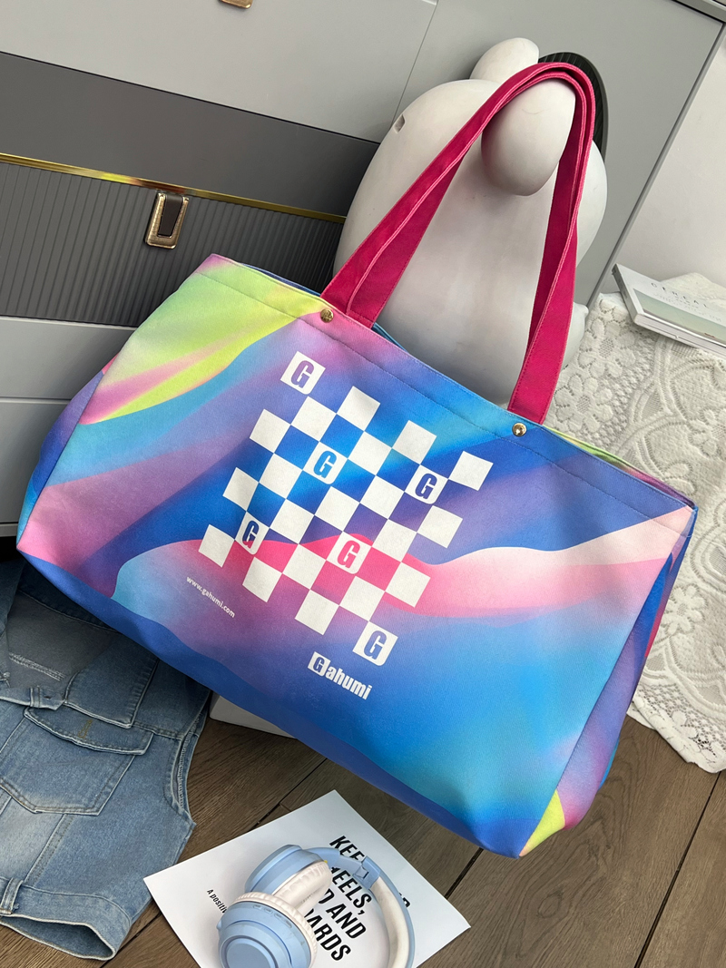 嘉绘美简约休闲帆布袋-01