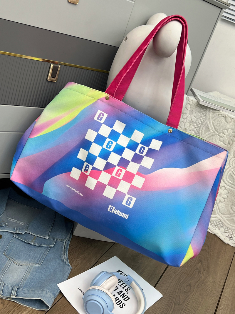 嘉绘美简约休闲帆布袋-03