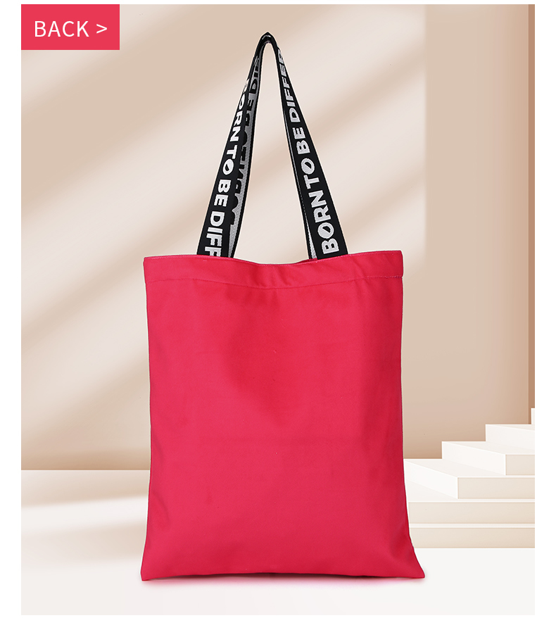 原创设计刺绣100%纯棉帆布托特包-15